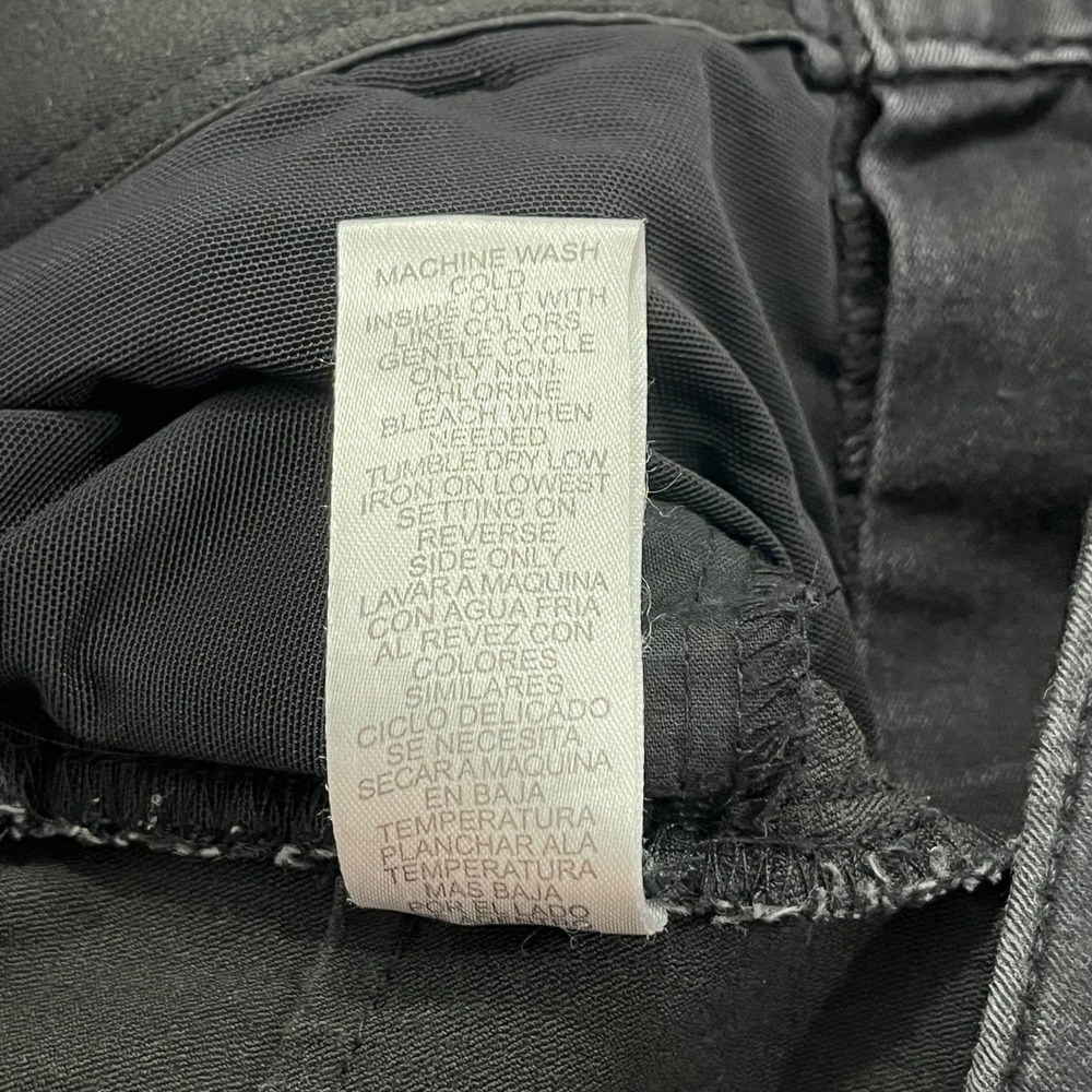 Democracy‎ Ab solution Jeans Women 12 Black Skinny Slimming Stretch Indie Sleaze - Picture 10 of 11